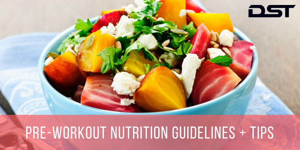 pre-workout nutrition guidelines and tips