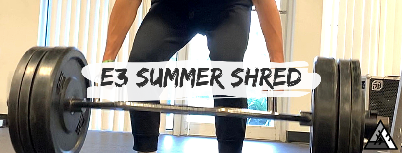 e3 summer shred workout program