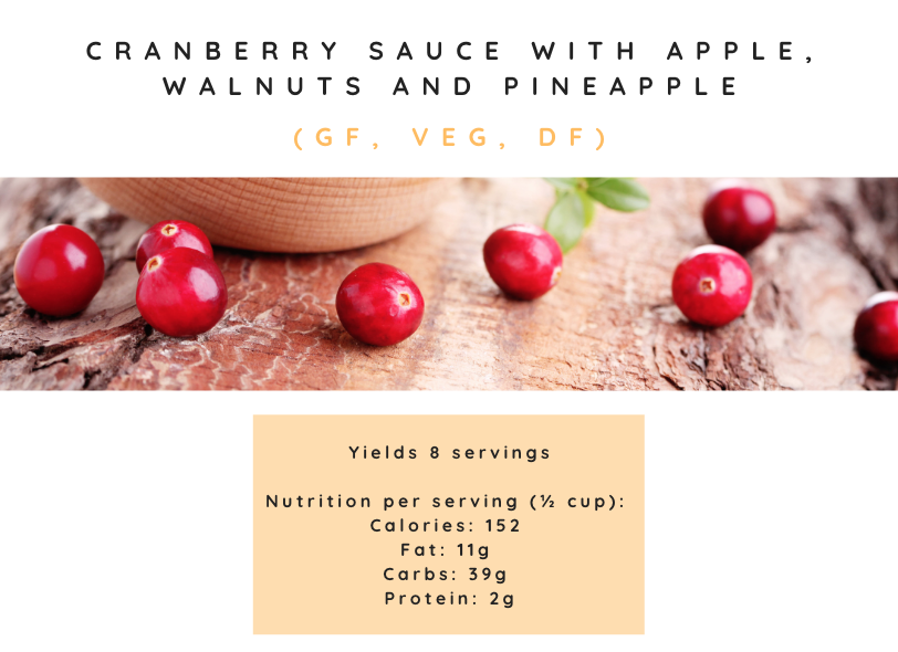 cranberry sauce thanksgiving recipe